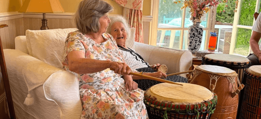 Devon Drums brings music, rhythm and smiles to The Old Vicarage